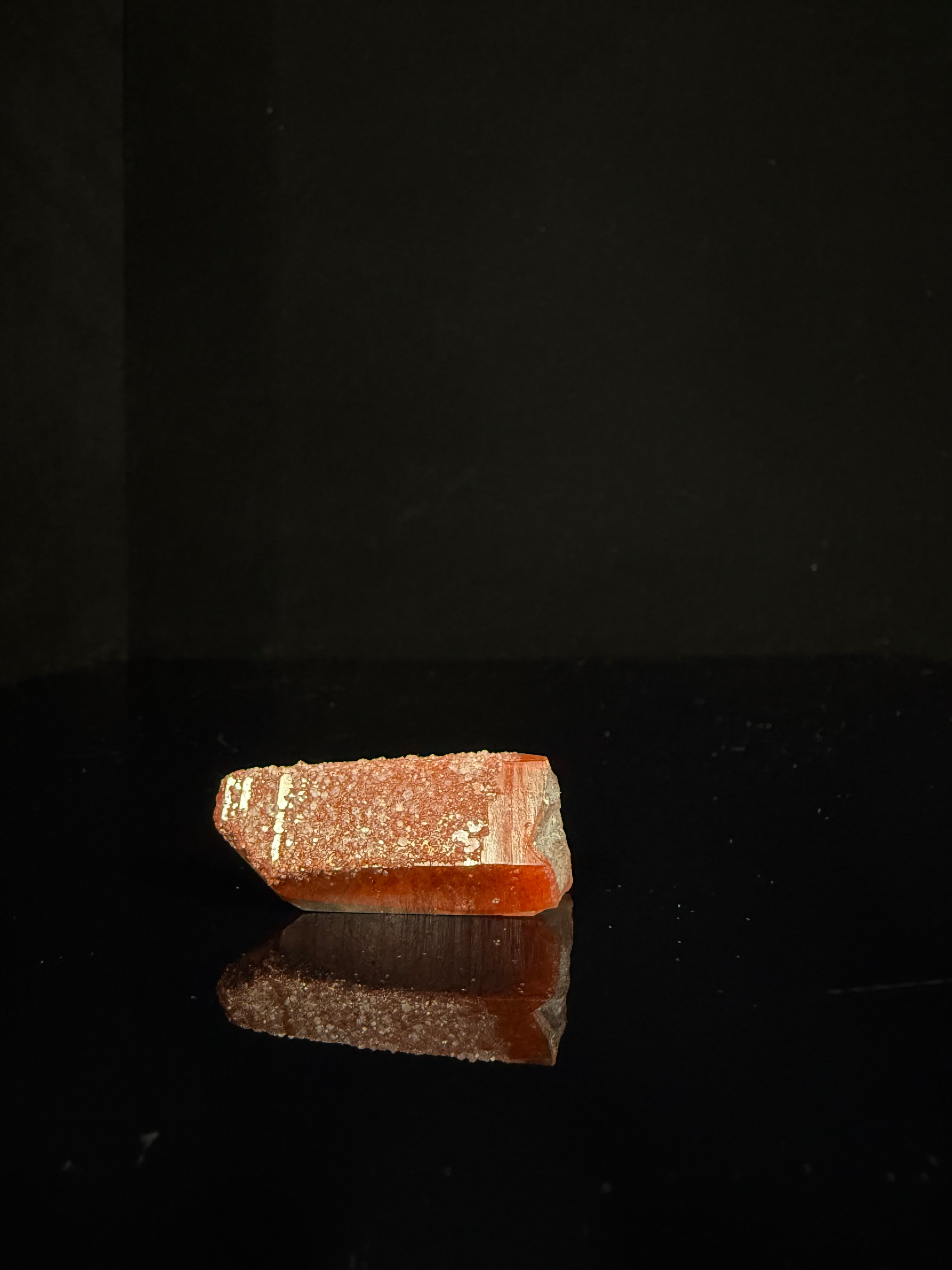 Red Quartz with Hematite & Druzy