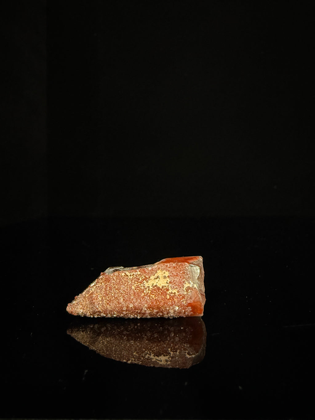 Red Quartz with Hematite & Druzy
