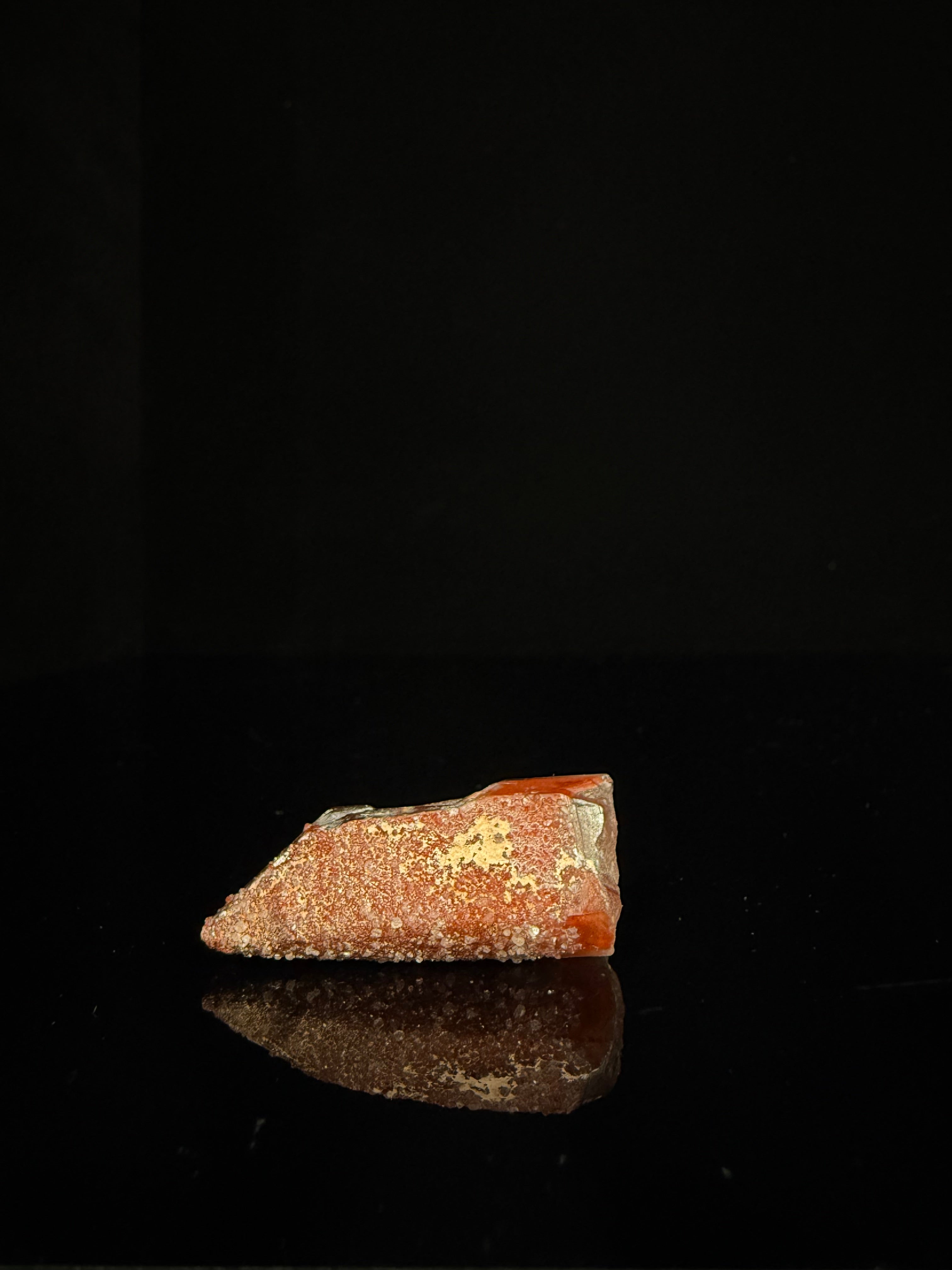 Red Quartz with Hematite & Druzy