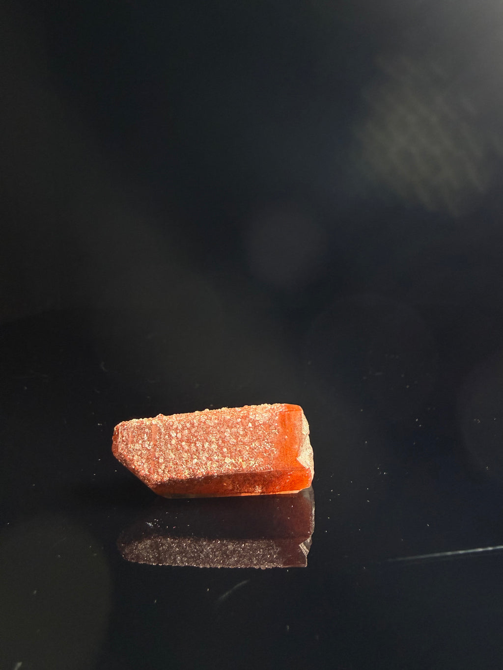 Red Quartz with Hematite & Druzy